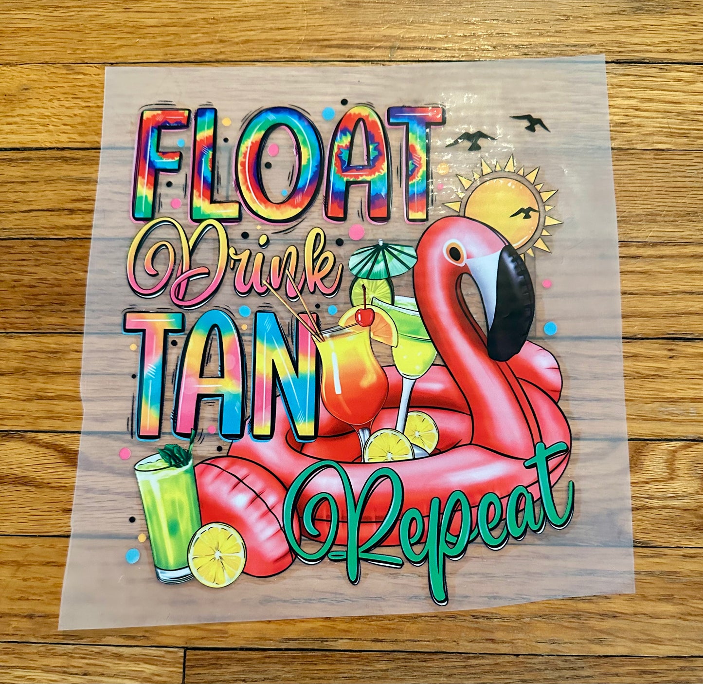 Float drink tan repeat