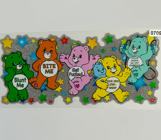 Swear Bears (Glitter Wrap)