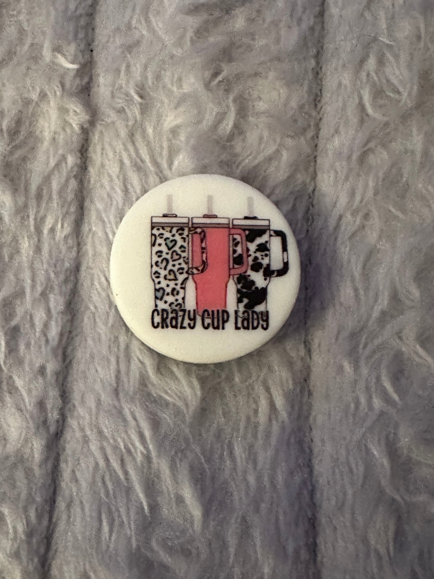 Crazy cup lady