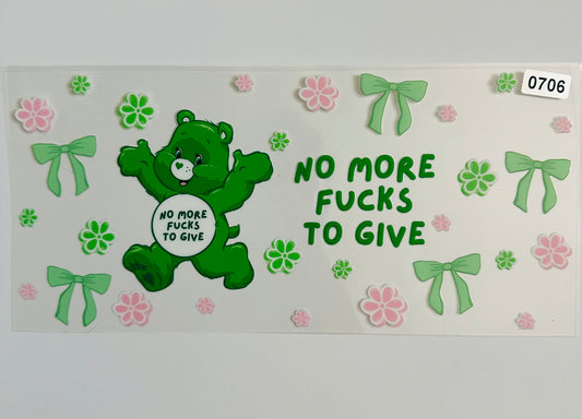 No more f*cks to give