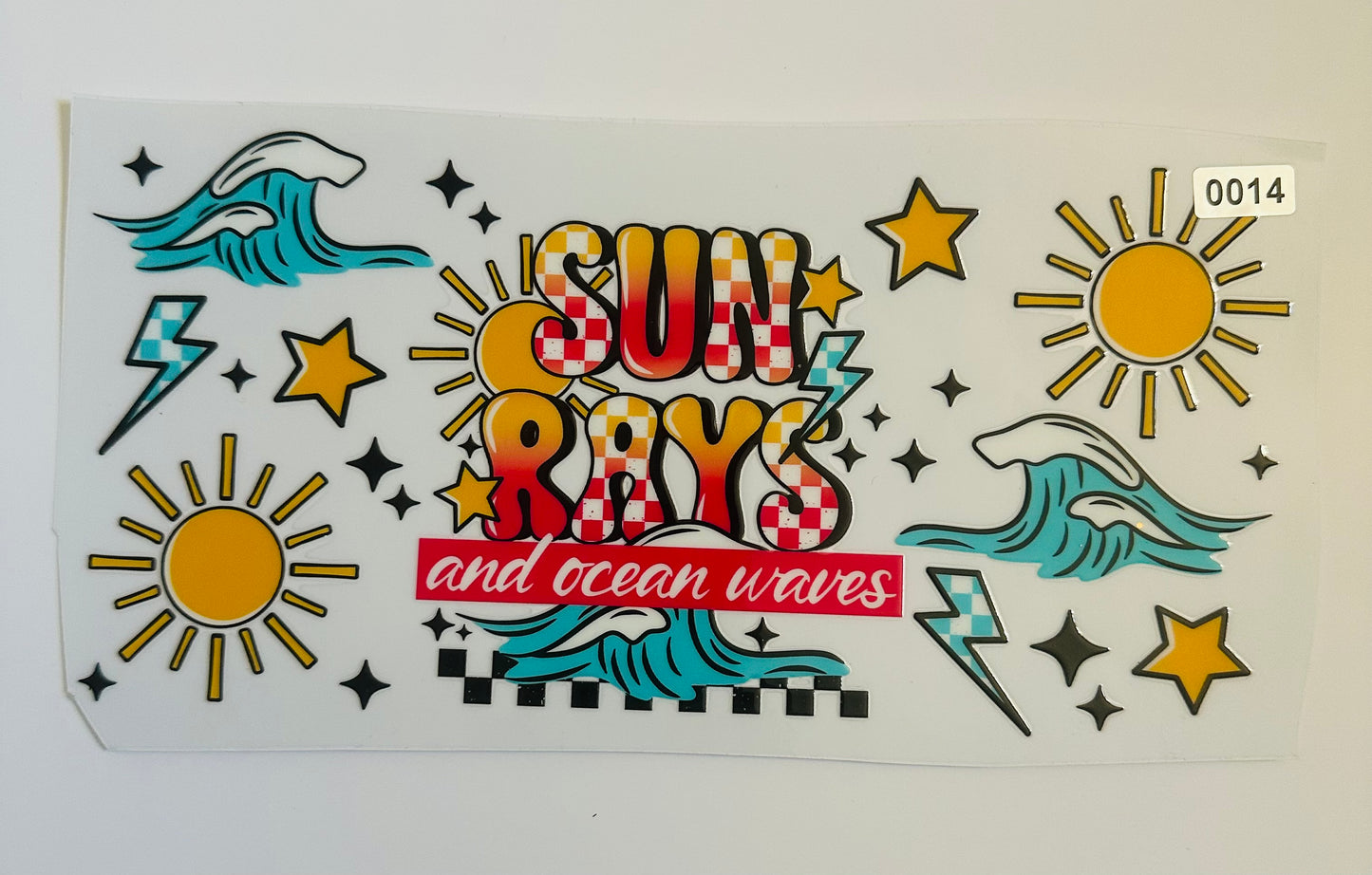 Sun rays & ocean waves
