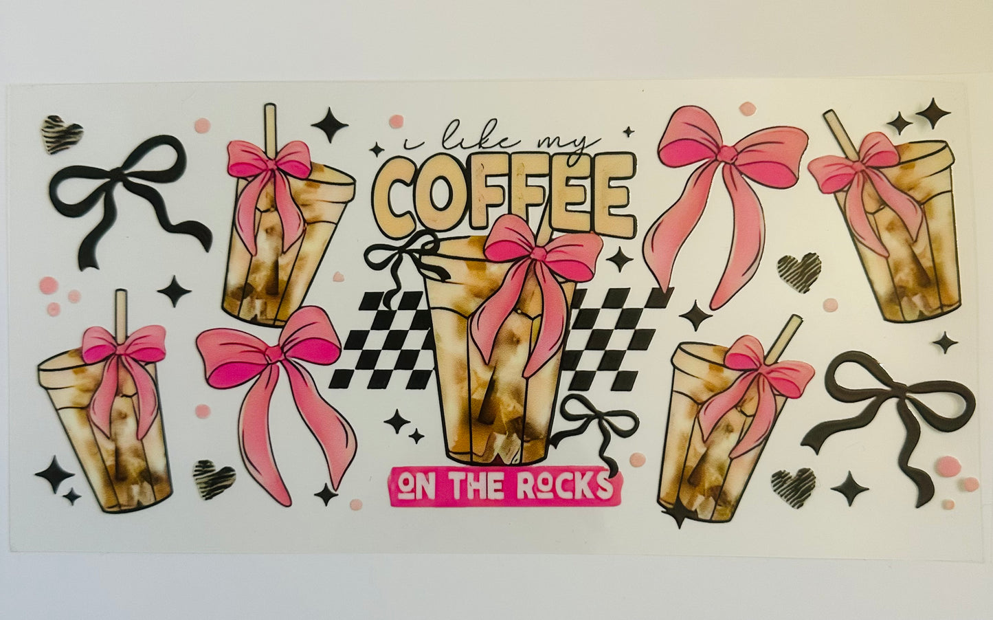 I like my coffee on the rocks