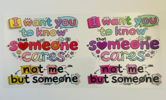 Someone cares, not me, but someone