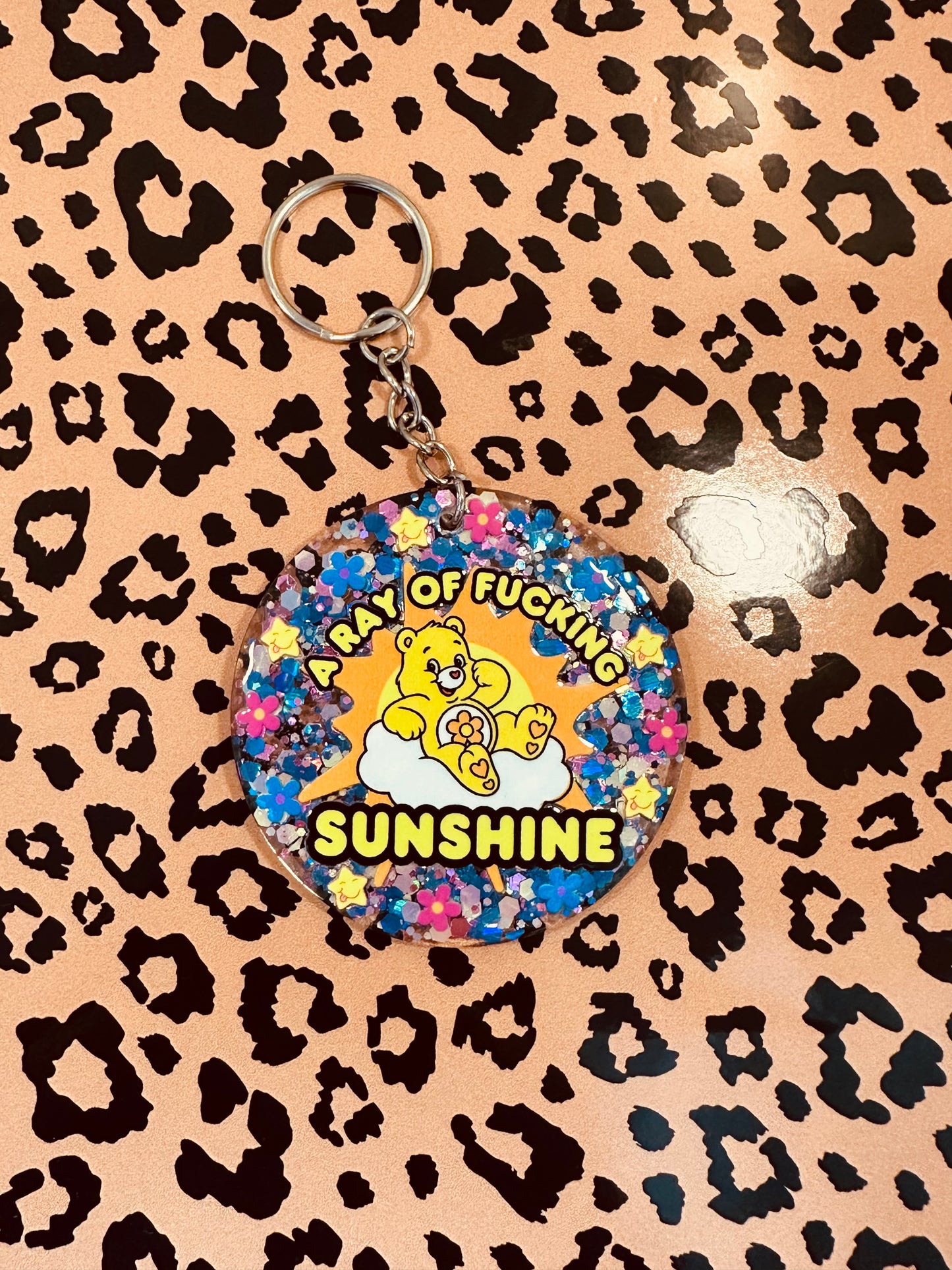40oz Swear Bear w/keychain