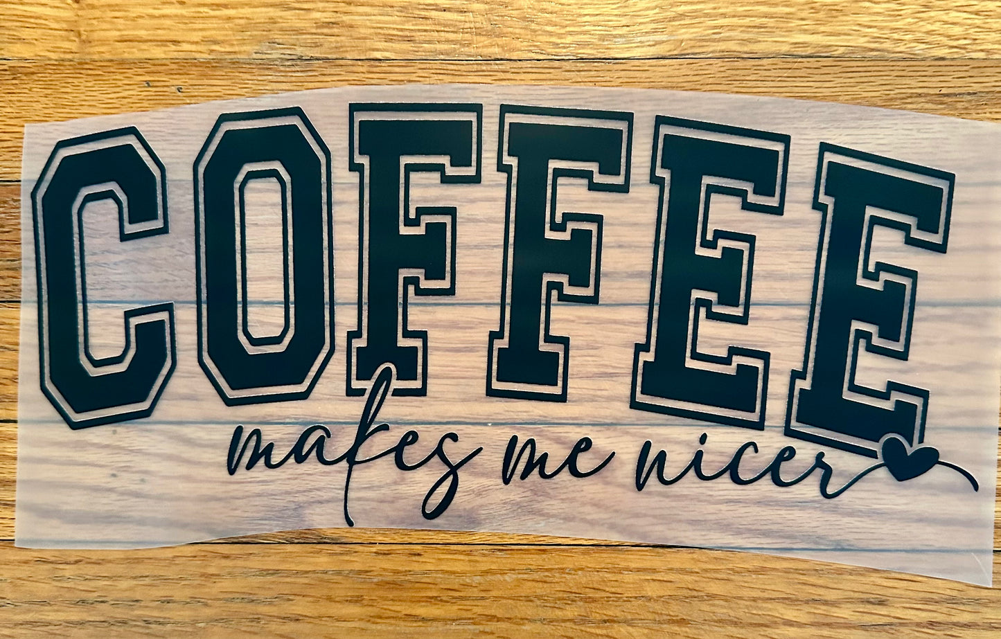 Coffee makes me nicer